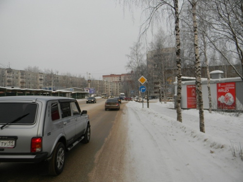 Изменена организация дорожного движения по Сысольскому шоссе в городе Сыктывкаре