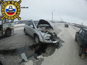 Сводка происшествия на дорогах Коми за 26 декабря 2011 года
