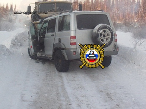 Сводка происшествия на дорогах Коми за 26 января 2012 года