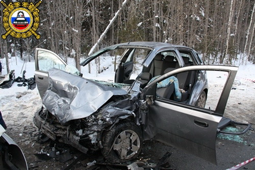 Сводка происшествия на дорогах Коми за 22 февраля 2012 года