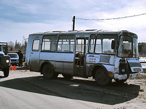 В Сыктывкаре столкнулись два автобуса 