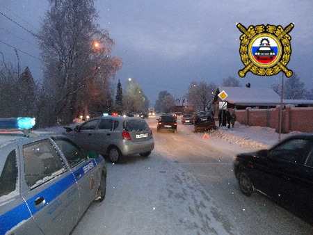 Сводка ДТП на дорогах Республики Коми 24 декабря 2012 года