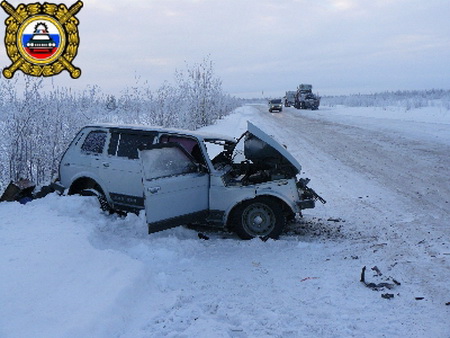 Сводка ДТП на дорогах Республики Коми 17 января 2013 года