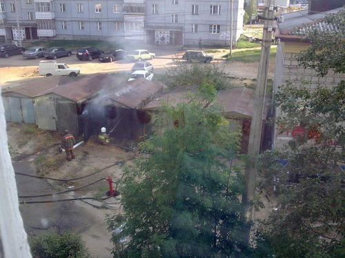 Сыктывкар: Взрываются бесхозные гаражи