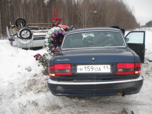 1 марта в Ухтинском районе произошло дорожно-транспортное происшествие