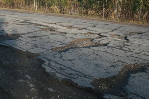 По поручению Главы Коми произведен ремонт дороги по территории Корткеросского района