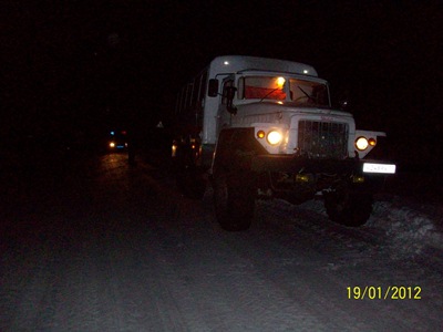 Сводка происшествия на дорогах Коми за 19 января 2012 года