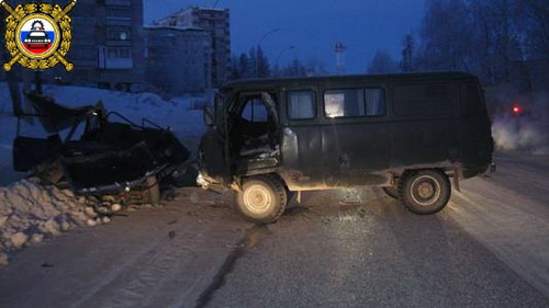 Сводка происшествия на дорогах Коми за 2 февраля 2012 года