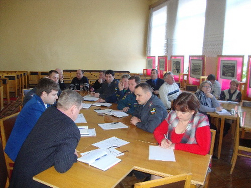 Заседание районной комиссии по безопасности дорожного движения в Прилузском районе