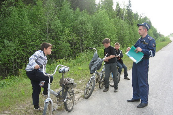 На территории Республики Коми прошло оперативно-профилактическое мероприятие Внимание – велосипедисты