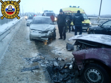 Сводка ДТП на дорогах Республики Коми 14 января 2013 года