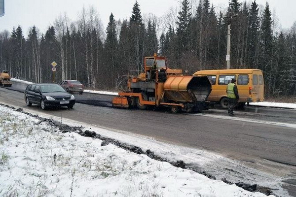 Распилили дорогу в Коми