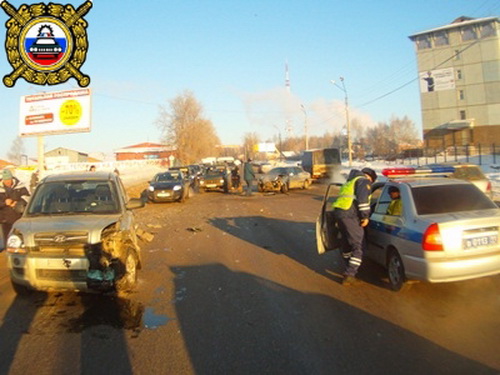 Сводка происшествия на дорогах Коми за 31 января 2012 года