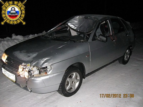 Сводка происшествия на дорогах Коми за 18 февраля 2012 года