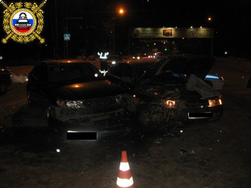Сводка происшествия на дорогах Коми за 21 февраля 2012 года