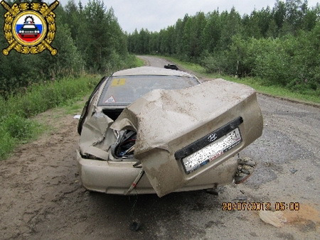 Происшествия на дорогах Коми за 28 июля 2012 года