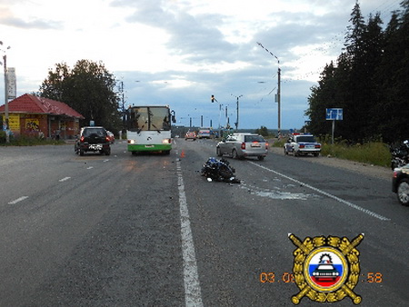 Сводка ГИБДД на дорогах Коми за 3 августа 2012 года